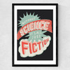 Science Fiction Medium Black Frame