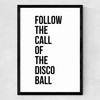 Disco Ball Medium Black Frame