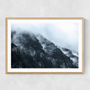 Snowy Mountains Narrow Oak Frame