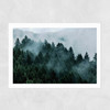 Foggy Hills Unframed Print