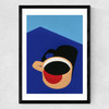 Cup of Coffee Medium Black Frame
