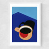 Cup of Coffee Medium White Frame