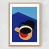 Cup of Coffee Medium Oak Frame