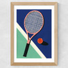 Malibu Tennis Club Wide Oak Frame