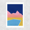 Pool in the Hills Unframed Print