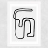 Wanderdraw II by Rafael Farias Wide White Frame