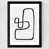 Wanderdraw III by Rafael Farias Wide Black Frame
