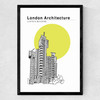Lloyds Building Sulphur Medium Black Frame