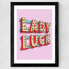 Lady Luck Wide Black Frame