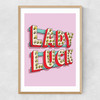 Lady Luck Narrow Oak Frame