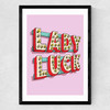 Lady Luck Medium Black Frame
