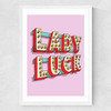 Lady Luck Medium White Frame