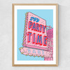 It's Party Time, Babe Medium Oak Frame