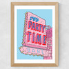 It's Party Time, Babe Wide Oak Frame