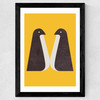 Penguin by In House Wide Black Frame