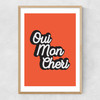 Oui Mon Cheri Narrow Oak Frame