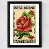 Rose Brand Matchbox