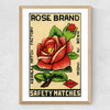 Rose Brand Matchbox