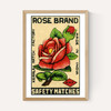 Rose Brand Matchbox