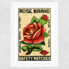 Rose Brand Matchbox