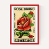 Rose Brand Matchbox