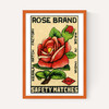 Rose Brand Matchbox