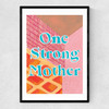 Strong Mother Narrow Black Frame