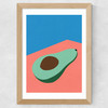 Avocado On The Table Wide Oak Frame