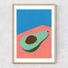 Avocado On The Table Narrow Oak Frame