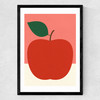 Red Apple II Medium Black Frame