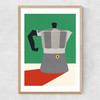 Espresso Italiano Narrow Oak Frame
