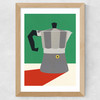 Espresso Italiano Wide Oak Frame
