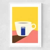 Tazza Medium White Frame