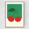 Cherries Medium Oak Frame