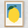 Yellow Lemon Wide Oak Frame