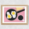 Mr D'z Breakfast Wide Oak Frame