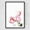 Tulips Narrow Black Frame