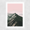 Mountain Narrow White Frame
