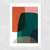 Contrast Narrow White Frame