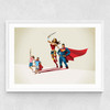 Little League Medium White Frame