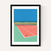 Tennis Court In The Desert
