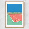 Tennis Court In The Desert Medium Oak Frame