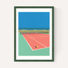 Tennis Court In The Desert
