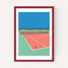 Tennis Court In The Desert