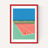 Tennis Court In The Desert