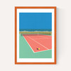 Tennis Court In The Desert