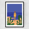 A Quick Dip Narrow Black Frame