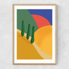 Tuscan Hills Narrow Oak Frame