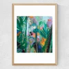 Emerald Love Medium Oak Frame