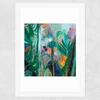 Emerald Love Wide White Frame